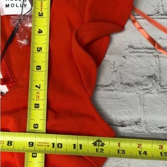 Hello Molly Vibrant Red Mini Dress - Picture 6 of 7